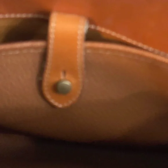 Dooney & Bourke Cream and Tan Satchel - Picture 9 of 14